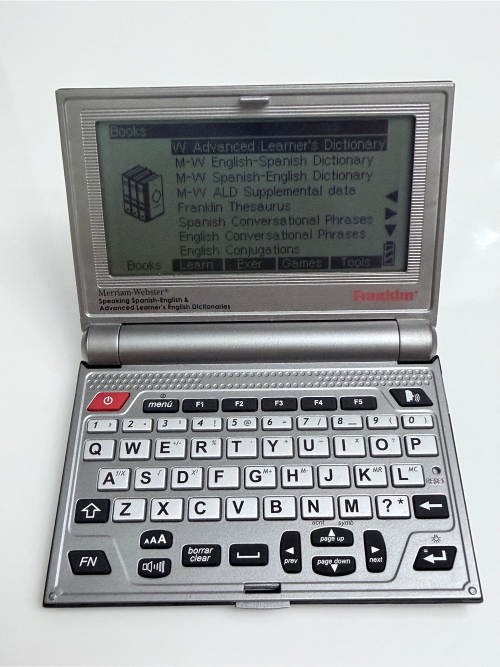 Franklin Merriam-Webster Electronic Spanish-English Dictionary - Black